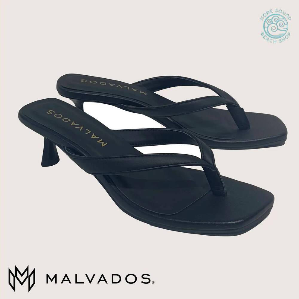 NEW MALVADOS women's lbk kitten heel in noir